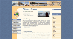 Desktop Screenshot of foehr-info.de